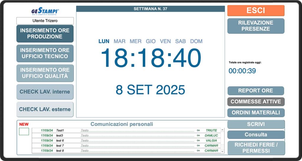 Anteprima video chiosco GeStampi