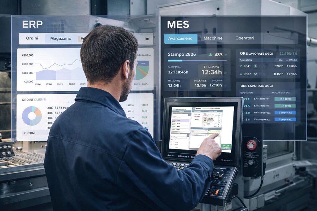 MES per stampisti: cos'è e perché è diverso da un ERP