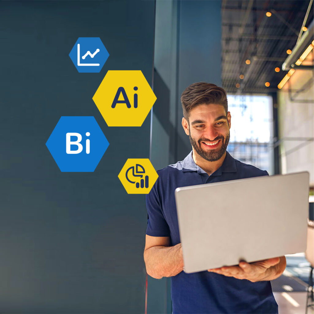 Stampista che utilizza modulo reportistica BI AI GeStampi